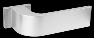 FCT449 Дверная ручка на прямоугольной розетке Fratelli Cattini CLO 6-CS матовый хром zamak (ЦАМ) Ита
