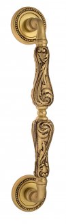 VNZ973 Дверная ручка скоба VENEZIA MONTE CRISTO  D3 315мм (260мм) французское золото/коричневый лату