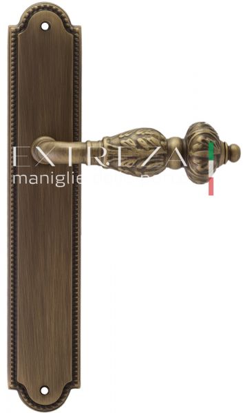 121432 Дверная ручка на планке PL03 EXTREZA TESLA  315 матовая бронза F03 классика многослойное галь