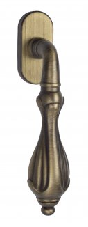 VNZ979 Ручка оконная VENEZIA ANAFESTO  FW матовая бронза латунь Италия