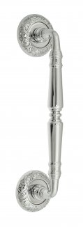 VNZ2757 Дверная ручка скоба VENEZIA VIGNOLE D4 270мм (210мм) полированный хром латунь Италия