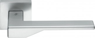 CLB023 Дверная ручка на квадратной розетке COLOMBO Dea FF21RSB-CM матовый хром модерн многослойное г