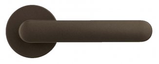 CLB425 Дверная ручка на круглой розетке COLOMBO ONE CC11RSB-C02 коричневый модерн многослойное гальв