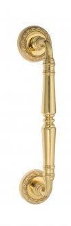 VNZ603 Дверная ручка скоба VENEZIA VIGNOLE D2 263мм (210мм) полированная латунь Италия