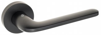 CLB373 Дверная ручка на круглой розетке COLOMBO Roboquattro ID41RSB-NM черный модерн многослойное га