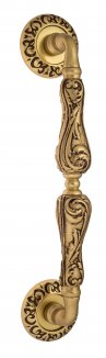 VNZ974 Дверная ручка скоба VENEZIA MONTE CRISTO  D4 320мм (260мм) французское золото/коричневый лату