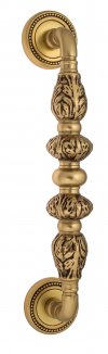 VNZ969 Дверная ручка скоба VENEZIA LUCRECIA  D3 305мм (250мм) французское золото/коричневый латунь И