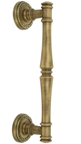 123525 Дверная ручка скоба EXTREZA PIERO 326 матовая бронза F03 классика многослойное гальваническое