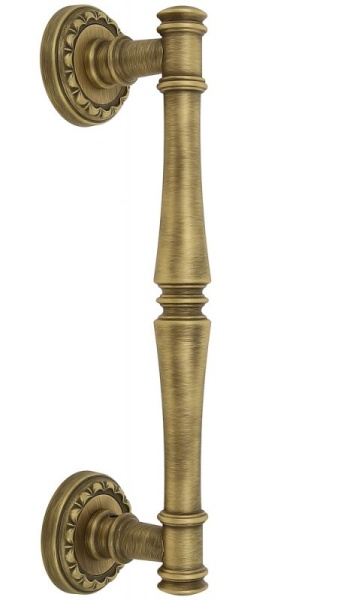 123521 Дверная ручка скоба EXTREZA PIERO 326 матовая бронза F03 классика многослойное гальваническое