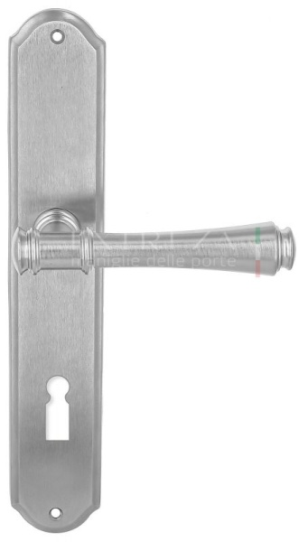 121150 Дверная ручка на планке PL01 EXTREZA PIERO 326 KEY матовый хром F05 классика многослойное гал