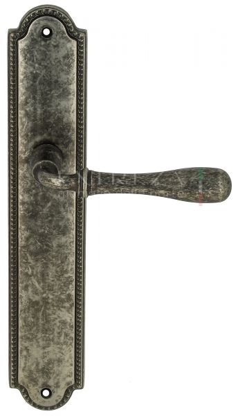 121698 Дверная ручка на планке PL03 EXTREZA CARRERA  321 античное серебро F45 классика многослойное 