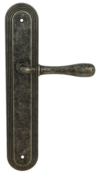 119465 Дверная ручка на планке PL05 EXTREZA CARRERA  321 античное серебро F45 классика многослойное 