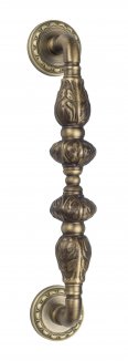 VNZ565 Дверная ручка скоба VENEZIA LUCRECIA  D2 303мм (250мм) матовая бронза латунь Италия