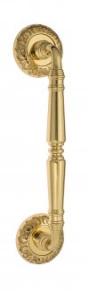 VNZ611 Дверная ручка скоба VENEZIA VIGNOLE D4 270мм (210мм) полированная латунь Италия