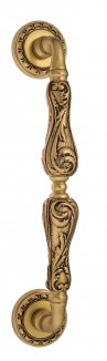 VNZ972 Дверная ручка скоба VENEZIA MONTE CRISTO  D2 313мм (260мм) французское золото/коричневый лату