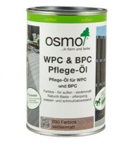030 Бесцветное, шелковисто-матовое масло для изделий из ДПК и БПК для наружных работ OSMO Германия