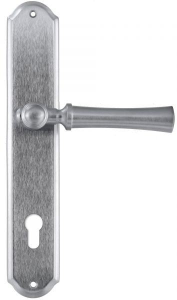 121866 Дверная ручка на планке PL01 EXTREZA DEZI 309 CYL матовый хром F05 классика многослойное галь