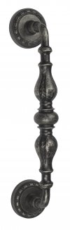 VNZ551 Дверная ручка скоба VENEZIA GIFESTION  D2 283мм (230мм) античное серебро латунь Италия