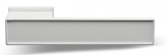 FCT684 Дверная ручка на прямоугольной розетке Fratelli Cattini COSMO CAVITA 6-BI матовый белый zamak