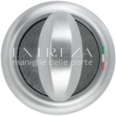 97038 Фиксатор поворотный на круглой розетке EXTREZA WC R01 матовый хром F05 классика латунь Италия