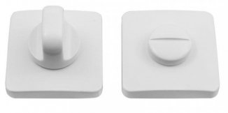 CLB135 Фиксатор поворотный на квадратной розетке COLOMBO PT19BZG6-BI белый WC модерн латунь Италия