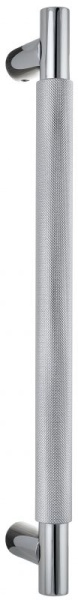 135583 Дверная ручка скоба EXTREZA TUBA 126 полированный хром F04 модерн многослойное гальваническое