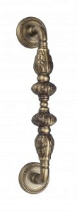 VNZ568 Дверная ручка скоба VENEZIA LUCRECIA  D3 305мм (250мм) матовая бронза латунь Италия