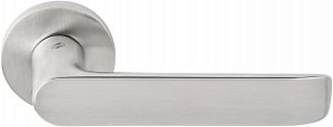 CLB179 Дверная ручка на круглой розетке COLOMBO Lund SE11RSB-CM матовый хром классика многослойное г