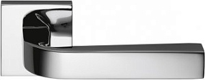 CLB319 Дверная ручка на квадратной розетке COLOMBO Prius MA11RSB-CR полированный хром модерн многосл