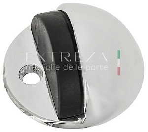 103124 Упор дверной напольный EXTREZA D41 F04 полированный хром латунь Италия
