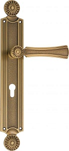 93376 Дверная ручка на планке LINEA CALI DAISY 1070 CYL PM PL бронза латунь Италия