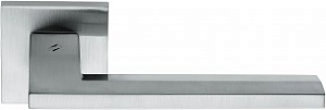 CLB025 Дверная ручка на квадратной розетке EXTREZA Electra MS11RSB-CM матовый хром модерн многослойн