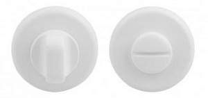 CLB148 Фиксатор поворотный на круглой розетке COLOMBO CD69BZG6G-BI белый WC модерн латунь Италия
