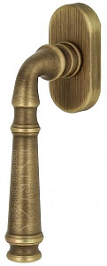 114302 Ручка оконная EXTREZA BONO 328  F03 матовая бронза латунь Италия