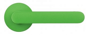 CLB433 Дверная ручка на круглой розетке COLOMBO ONE CC11RSB-C11 зеленый модерн многослойное гальвани