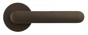 CLB425 Дверная ручка на круглой розетке COLOMBO ONE CC11RSB-C02 коричневый модерн многослойное гальв
