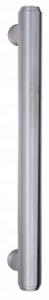 VNZ1629 Дверная ручка скоба VENEZIA EXA  290мм (250мм) матовый хром латунь Италия