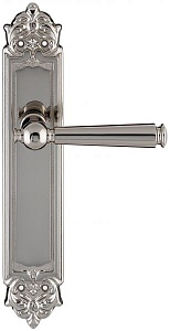 127467 Дверная ручка на планке PL02 EXTREZA ANNET 329 полированный никель F21 классика многослойное 