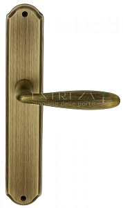 122618 Дверная ручка на планке PL01 EXTREZA VIGO 324 матовая бронза F03 классика многослойное гальва