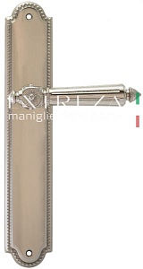 118600 Дверная ручка на планке PL03 EXTREZA LEON 303 полированный никель F21 классика многослойное г