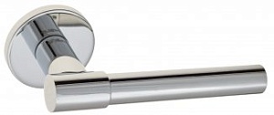 FCT835 Дверная ручка на круглой розетке Fratelli Cattini UNA  7-FS-CR полированный хром латунь Итали