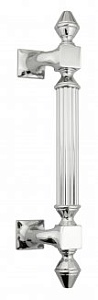 VNZ3199 Дверная ручка скоба VENEZIA IMPERIONE 365мм (265мм) полированный хром латунь Италия