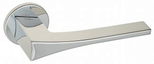 FCT279 Дверная ручка на круглой розетке Fratelli Cattini OSSIS 7-FS-CR полированный хром латунь Итал