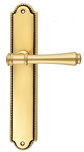 124295 Дверная ручка на планке PL03 EXTREZA PIERO 326 французское золото/патина F59 классика многосл