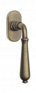 VNZ769 Ручка оконная VENEZIA CLASSIC FW матовая бронза латунь Италия