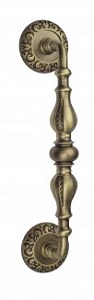 VNZ558 Дверная ручка скоба VENEZIA GIFESTION  D4 290мм (230мм) матовая бронза латунь Италия