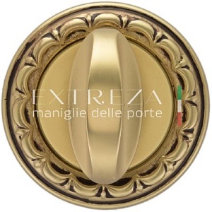 97829 Фиксатор поворотный на круглой розетке EXTREZA WC R02 французское золото F59 классика латунь И