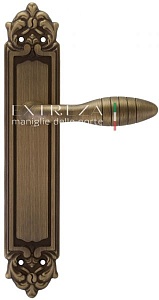 122455 Дверная ручка на планке PL02 EXTREZA MIREL 316 матовая бронза F03 классика многослойное гальв