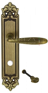 122635 Дверная ручка на планке PL02 EXTREZA VIGO 324 WC матовая бронза F03 классика многослойное гал