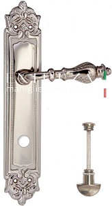 121918 Дверная ручка на планке PL02 EXTREZA EVITA 301 WC полированный никель F21 классика многослойн
